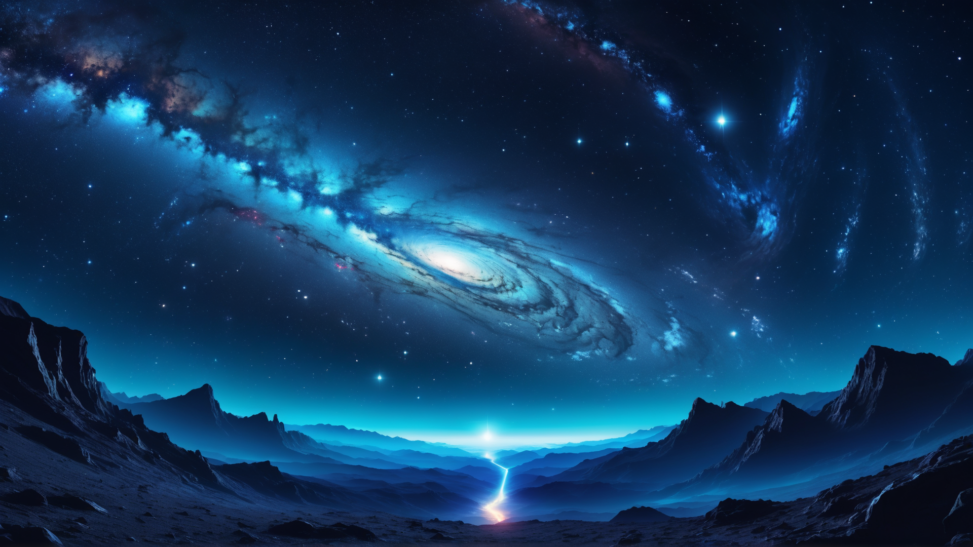 Celestial Rift Over Alien Valley